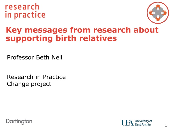 Supporting Birth Relatives in Adoption: Key Research Findings