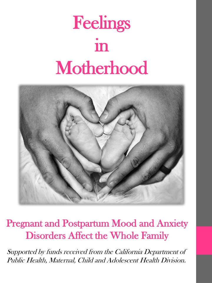 Maternal Mood and Anxiety Disorders in Motherhood