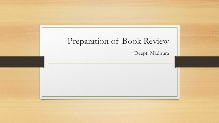Essential Elements of Book Reviews and Textbook Characteristics
