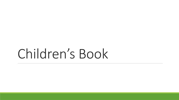 The Preface: A Key Element in Children's Books