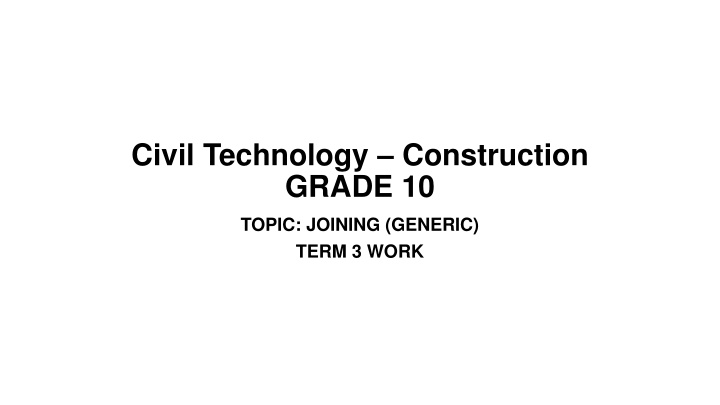 Uses of Screws and Nails in Construction