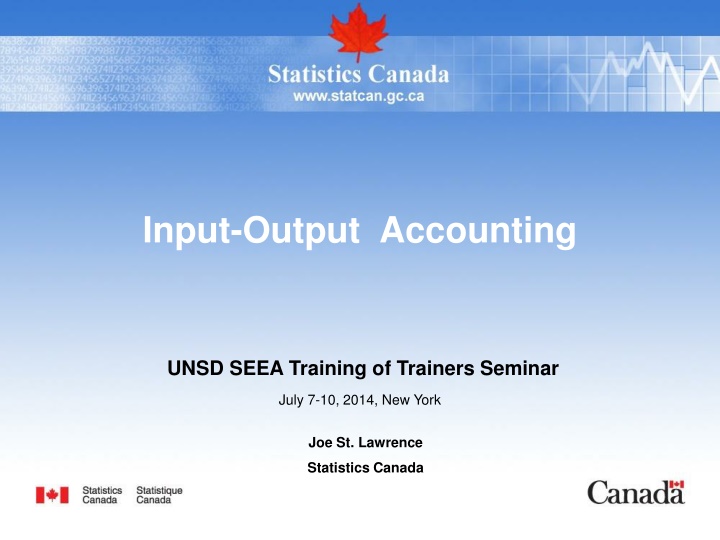 Overview of Input-Output Accounting and Economic-Environmental Integration