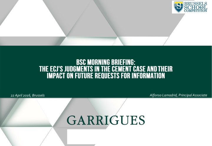 Commission's Power to Require Undertakings in Competition Investigations