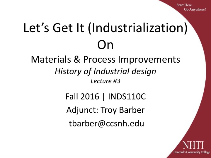 Industrial Revolutions: Transforming Materials and Processes in History