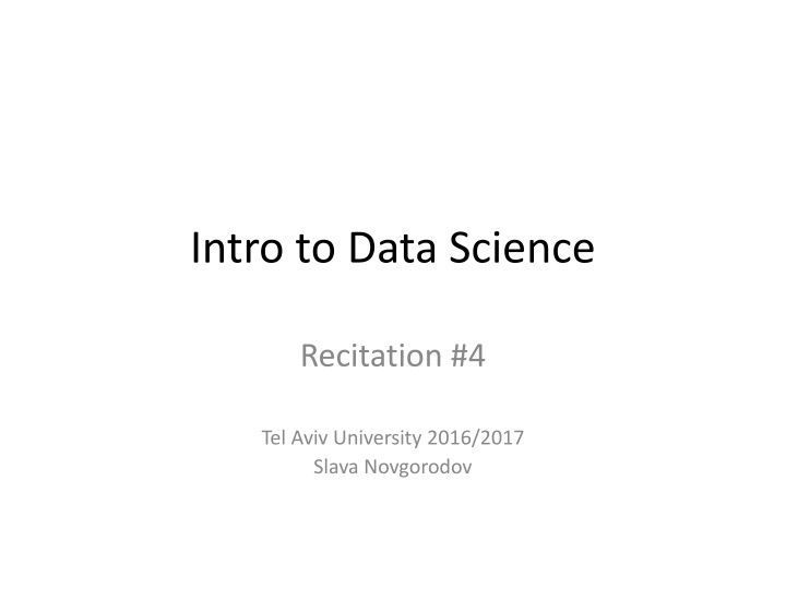 Introduction to MapReduce Paradigm in Data Science