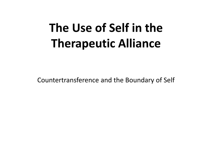 Therapeutic Values and Dynamics in Counseling