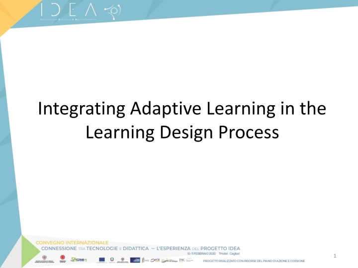 Enhancing Learning Design with Adaptive Learning Solutions