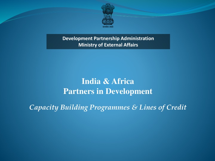 India's Partnership with Africa: A Path of Development and Collaboration