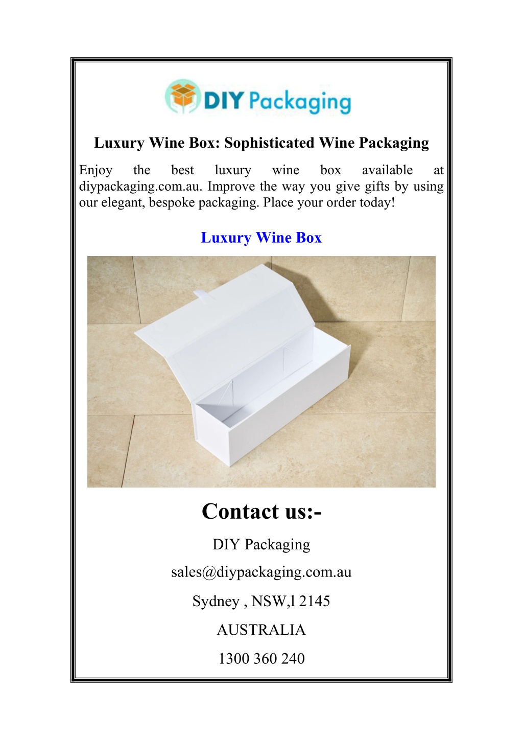 luxury wine box sophisticated wine packaging l.w