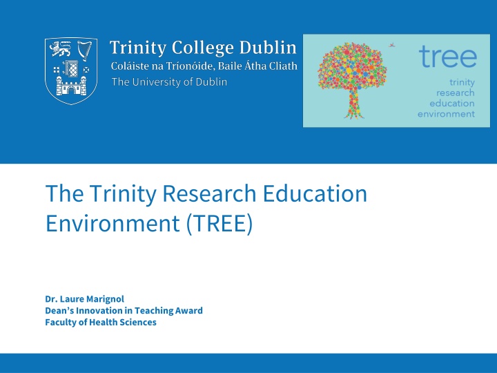 Trinity Research Education Environment (TREE) - Dr. Laure Marignol's Innovative Teaching Approach