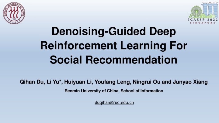 Denoising-Guided Deep Reinforcement Learning for Social Recommendation