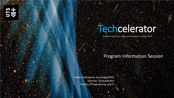 Techcelerator Deep Tech Program Information Session Details