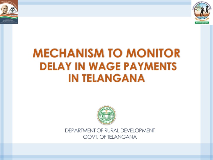 Ensuring Timely Wage Payments in Telangana Rural Development Department