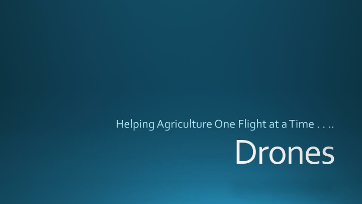 Exploring the Role of Drones in Agriculture