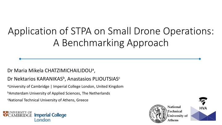 Application of STPA on Small Drone Operations: A Benchmarking Approach
