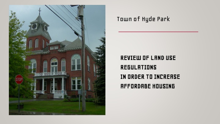 Strategies for Increasing Affordable Housing in Hyde Park