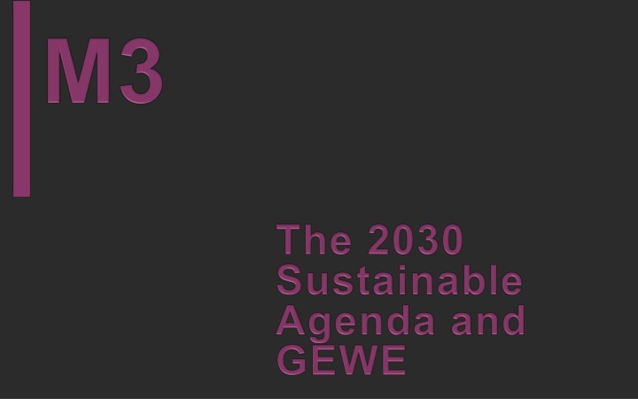 Ensuring Inclusivity in the 2030 Sustainable Agenda