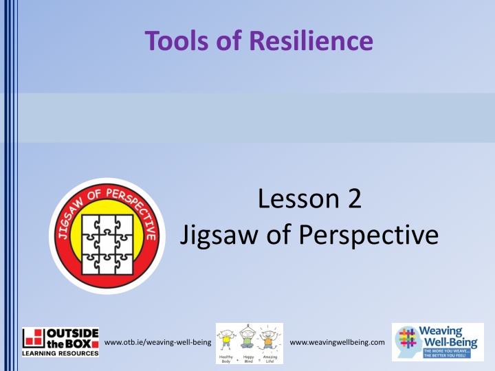 Developing Resilience Through the Jigsaw of Perspective