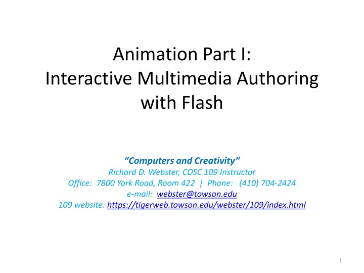 Interactive Multimedia Authoring with Flash: A Comprehensive Guide
