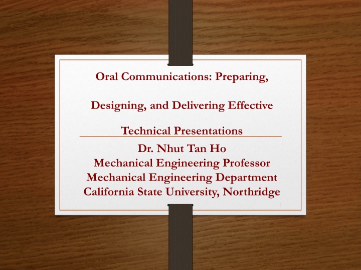 Mastering Technical Presentations for Effective Communication