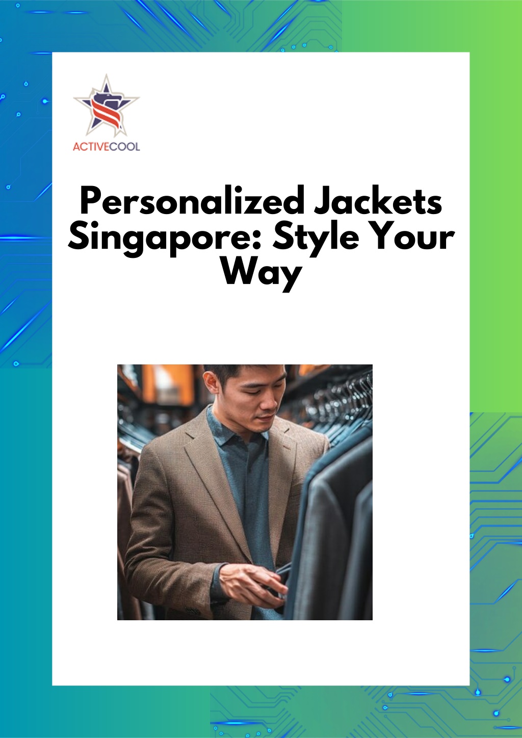 personalized jackets singapore style your way l.w