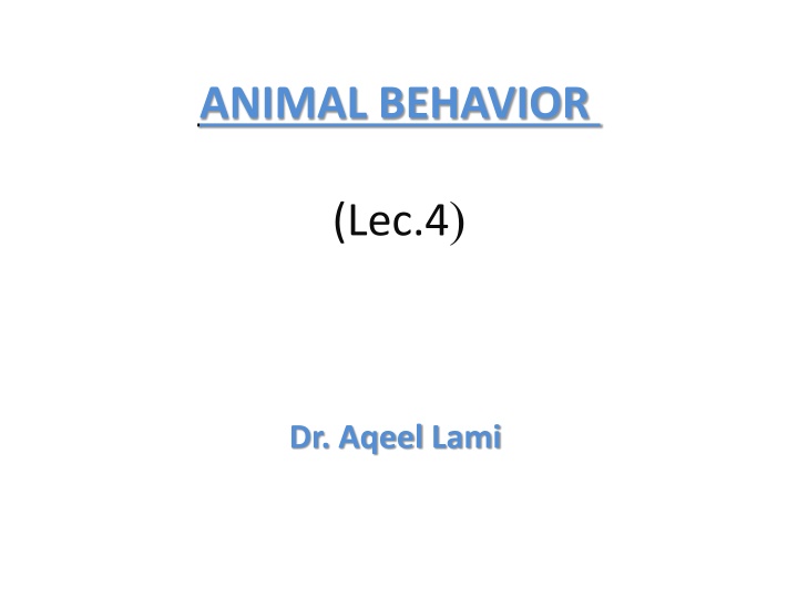 Insights into Animal Behavior and Hormones