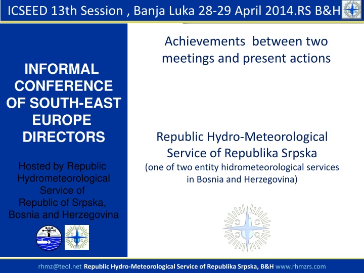 Informal Conference of South-East Europe Directors on Hydro-Meteorological Services