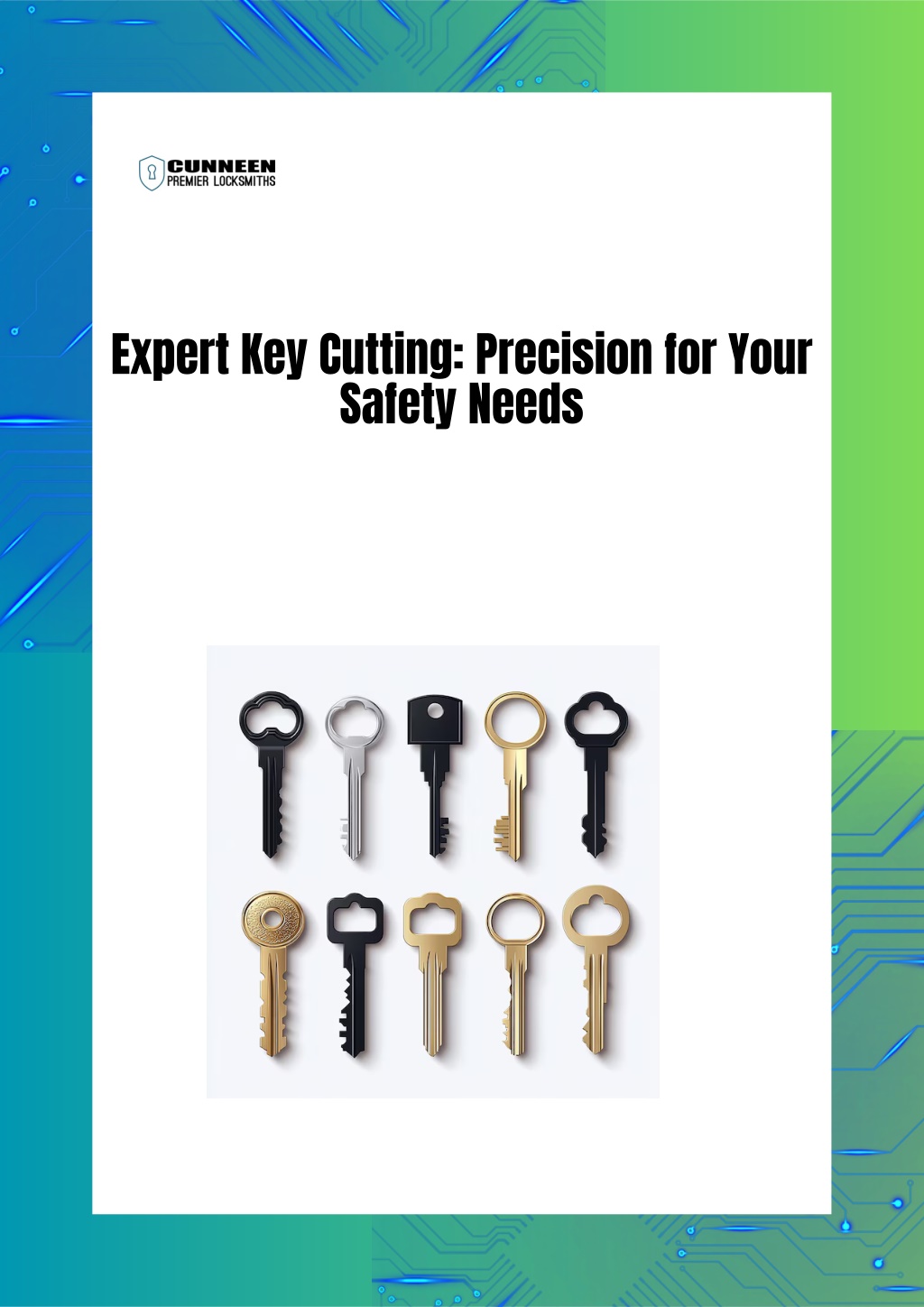 expert key cutting precision for your safety needs l.w