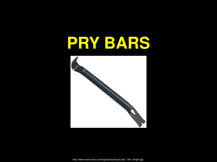 Pry Bars and Safety Hazards in the Workplace