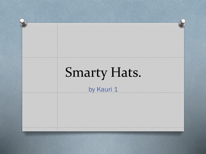 Meet Smarty Hats by Kauri - Fun and Playful Hat Characters