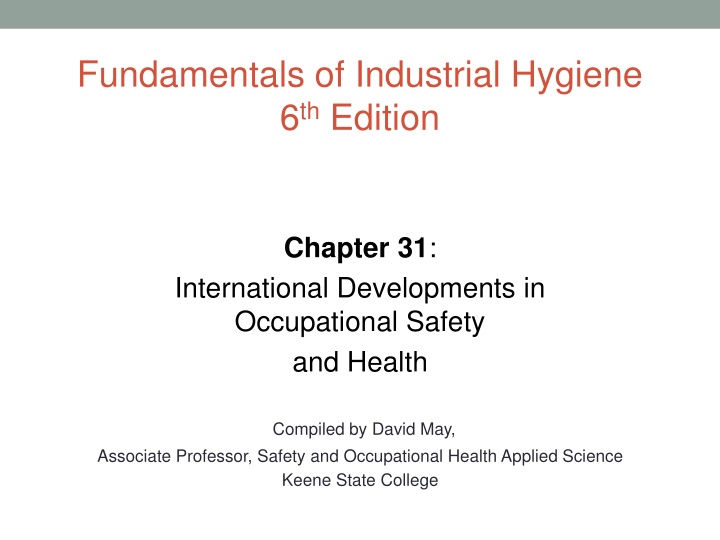 Global Harmonized System of Classification and Labeling of Chemicals (GHS) Overview