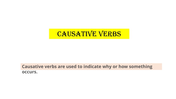 Causative Verbs: Let, Permit, Make, and More