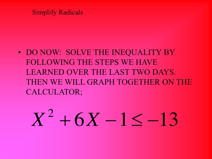 Simplifying Radicals: Techniques and Practice Problems