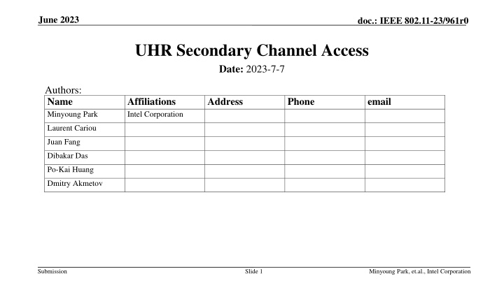 Proposal for Improved Channel Access Efficiency in IEEE 802.11 Networks