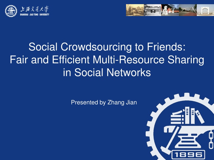 Fair and Efficient Multi-Resource Sharing in Social Networks