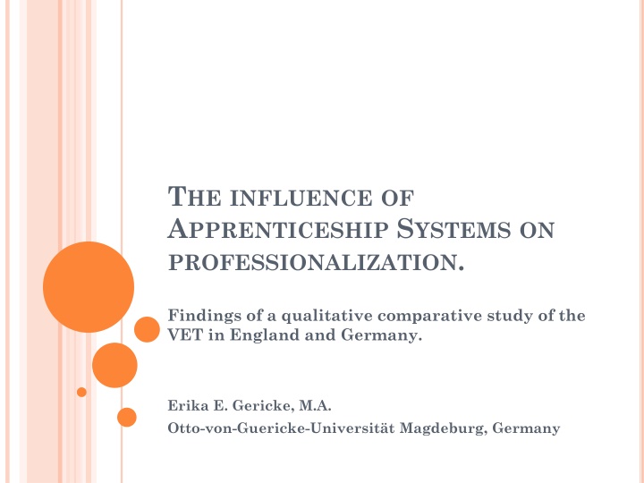 Comparative Study of Apprenticeship Systems in VET: England vs Germany