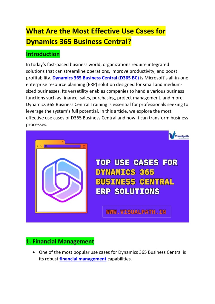 what are the most effective use cases n.w