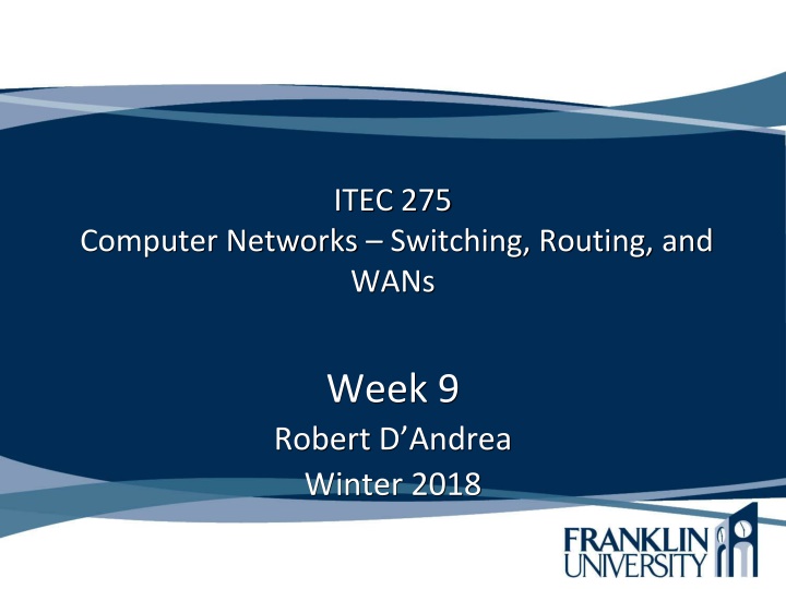 Network Management Processes in Computer Networks