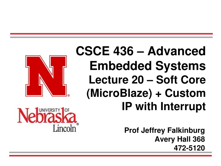 Interrupts in Embedded Systems using MicroBlaze