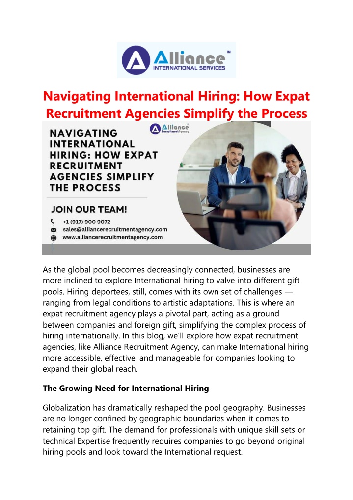 navigating international hiring how expat n.w
