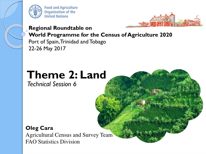 Insights into Land Use and Agricultural Census: Regional Roundtable on World Programme for the Census of Agriculture 2020