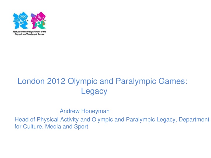 London 2012 Olympic Legacy Achievements