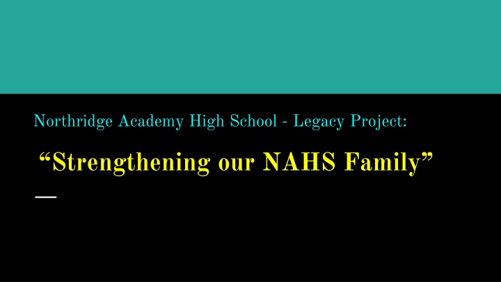 Fostering Unity and Connection at Northridge Academy High School