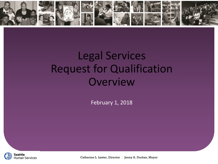 Legal Services Request for Qualification Overview