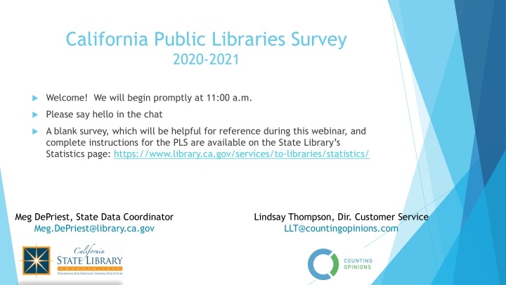 California Public Libraries Survey 2020-2021 Overview