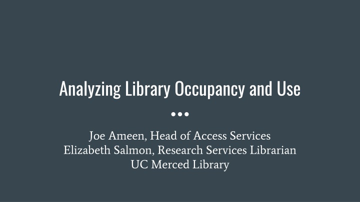 Enhancing Library Services with SUMA: A Case Study at UC Merced Library