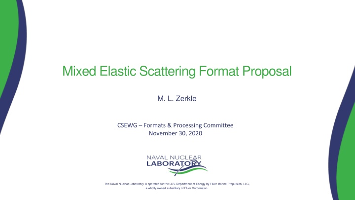 Mixed Elastic Scattering Format Proposal