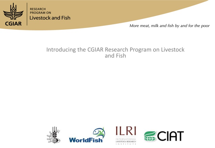 Accelerating Livestock and Aquaculture Development for Poverty Reduction