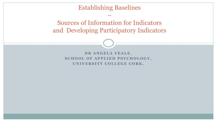 Developing Participatory Indicators for Program Evaluation