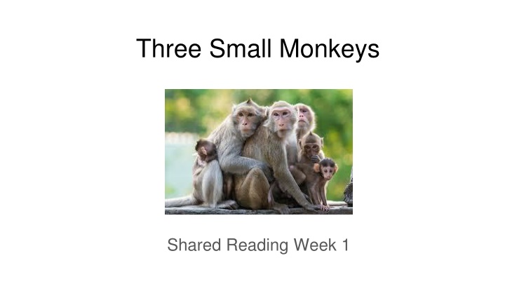 Mischievous Monkeys Bedtime Rhyme